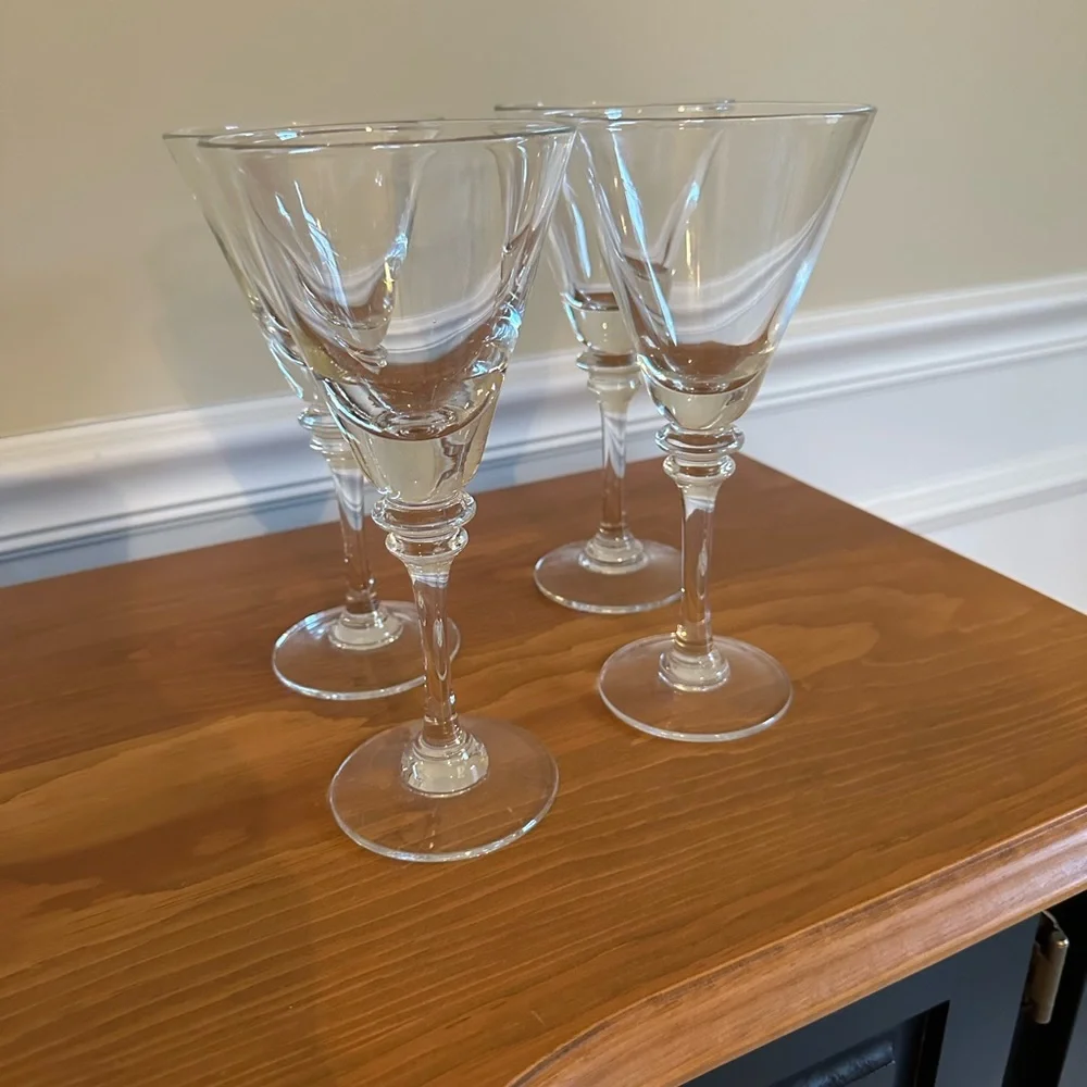 Pottery Barn Wine Glasses-Set of Four